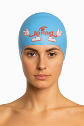 Cască de înot din silicon, copii 7+ ani / adulti, albastru deschis - Jaked Rule